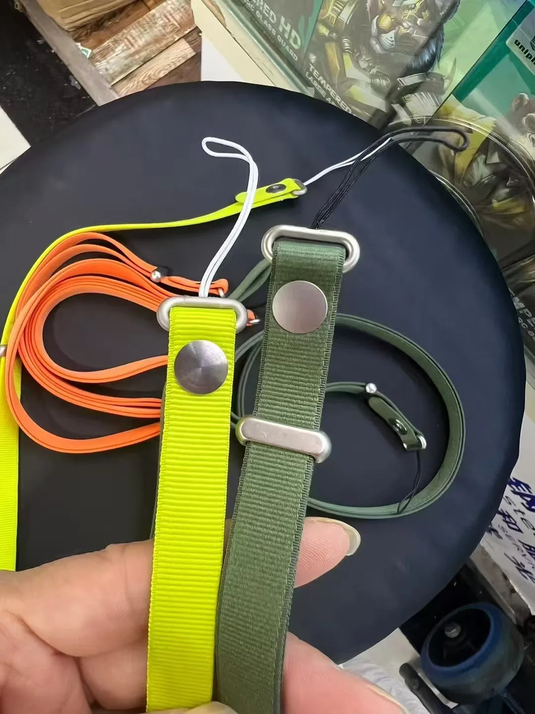 Magnetic Adjustable Nylon Crossbody Phone Strap, 105 cm - image 2