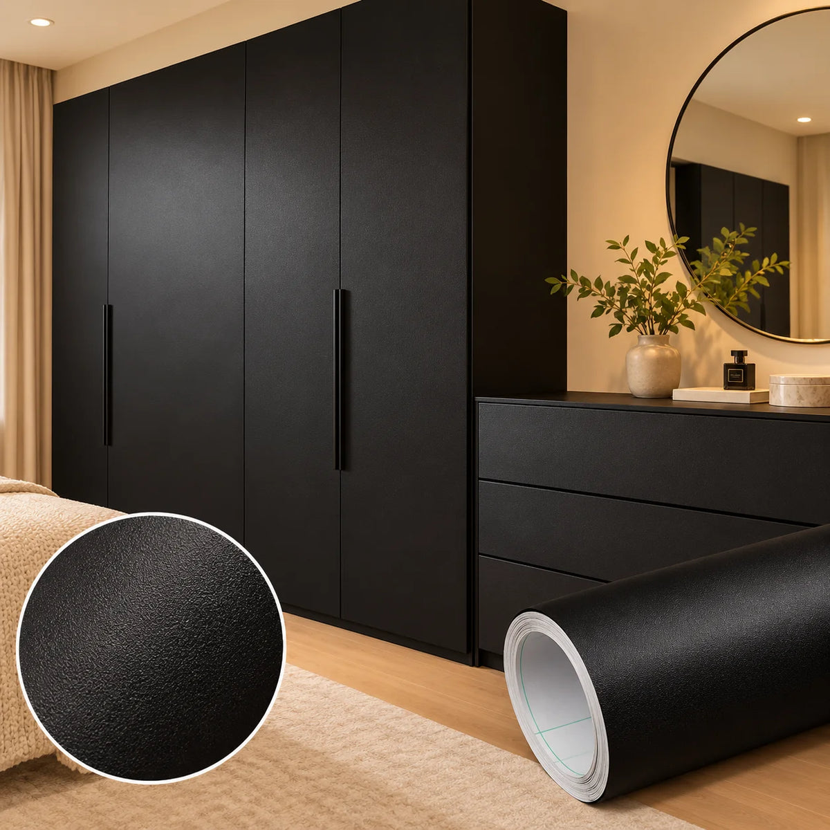Removable Peel and Stick Contact Paper for Kitchen Cabinets, PVC - image 3