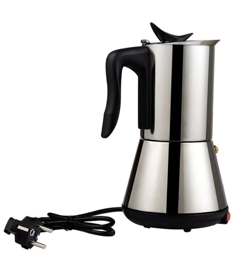 Electric Espresso Maker 6-cup Percolator Electric Stainless Steel Classic Coffee Maker
