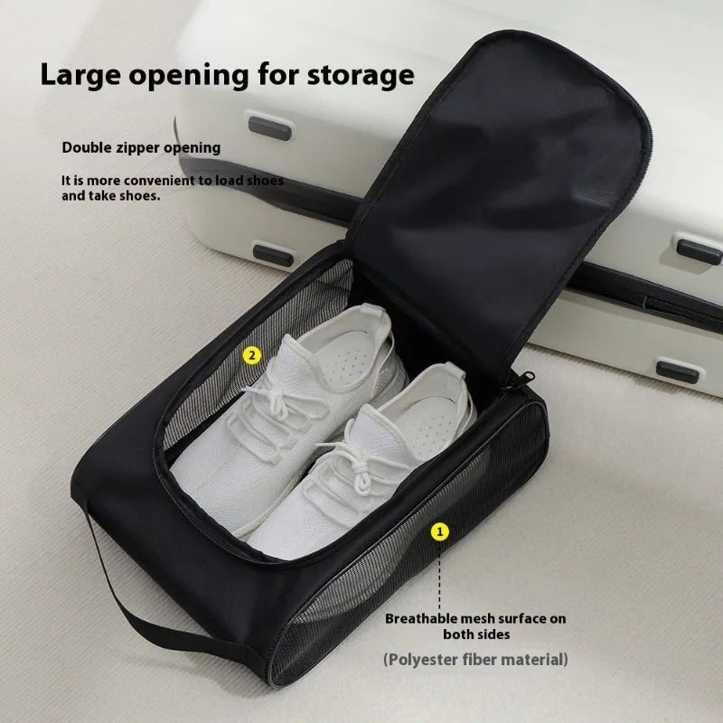 Travel Shoe Storage Bag Portable Breathable Shoe Organizer for Business Trips Luggage