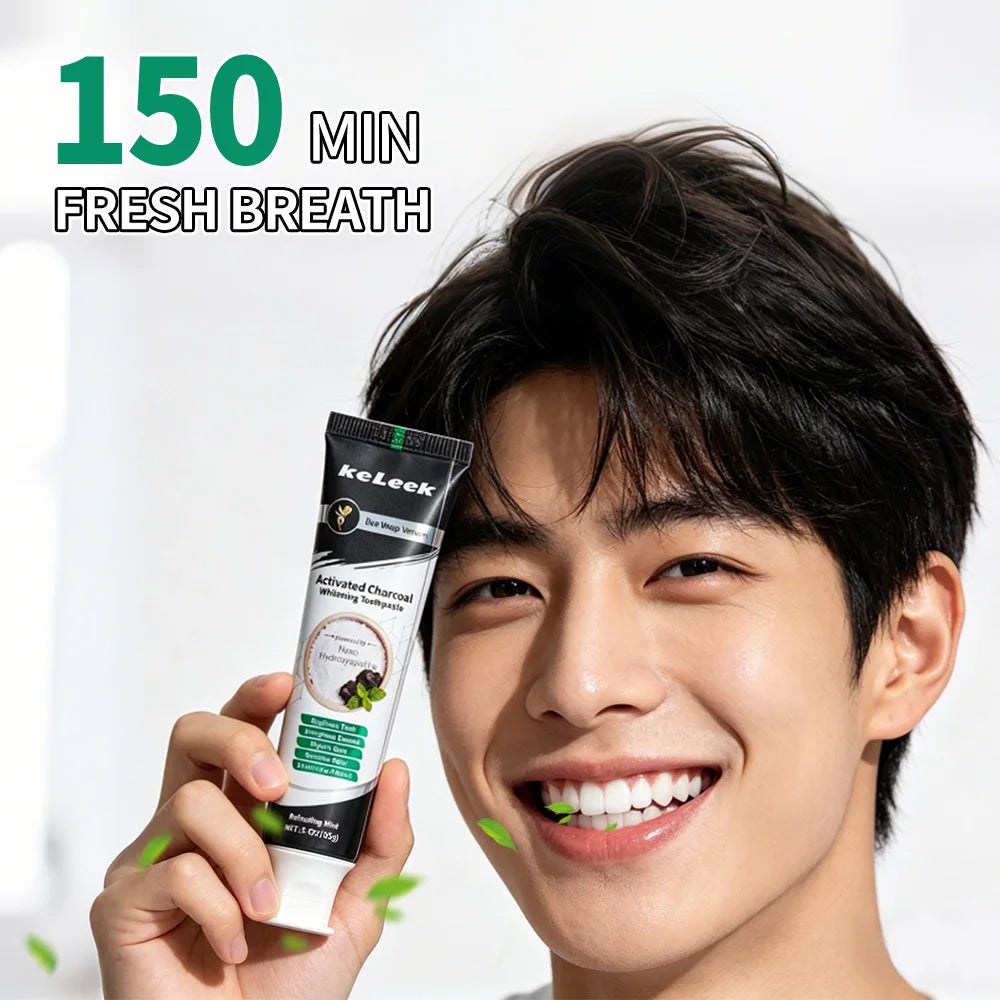 Activated Charcoal Nano-Hydroxyapatite Toothpaste, Mint, 105 g - image 6