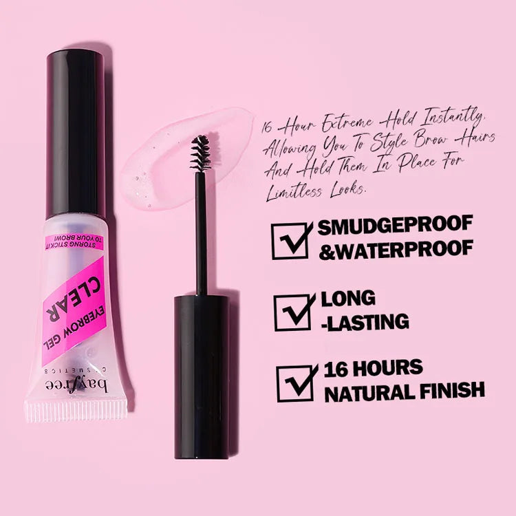 Crystal Clear Eyebrow Gel for Feathered Brows, Waterproof, 6 ml - image 4
