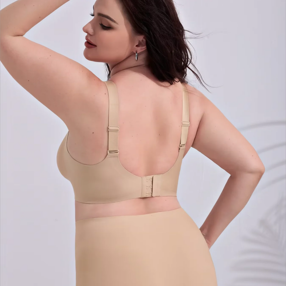 Wireless Full-Cup Jelly Bra with Lace and Side Smoothing, S–4XL - image 2