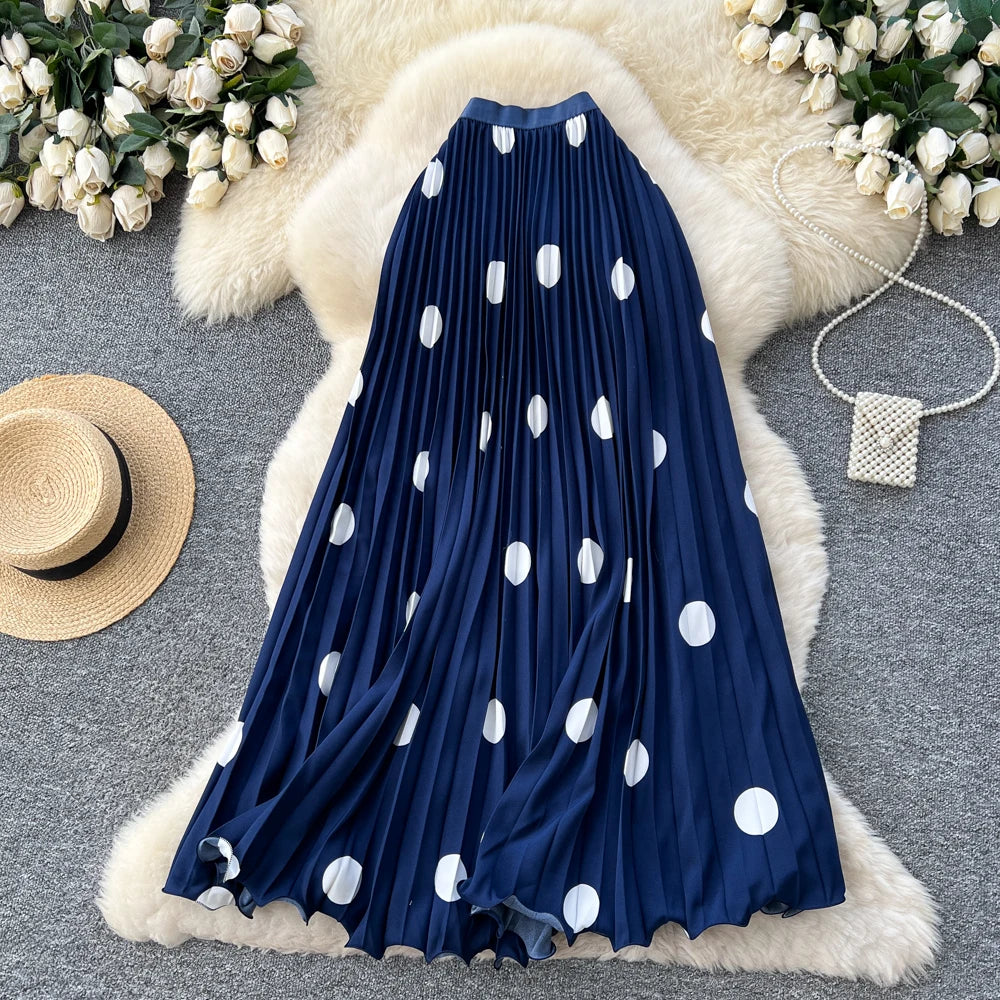 Draped Straight Skirt Women Vintage Skirts for Girls Retro Skirt Clothes Women