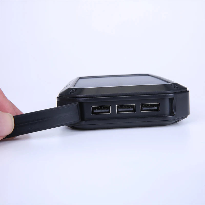 20,000mAh Foldable Solar Power Bank with Wireless Charging - image 2
