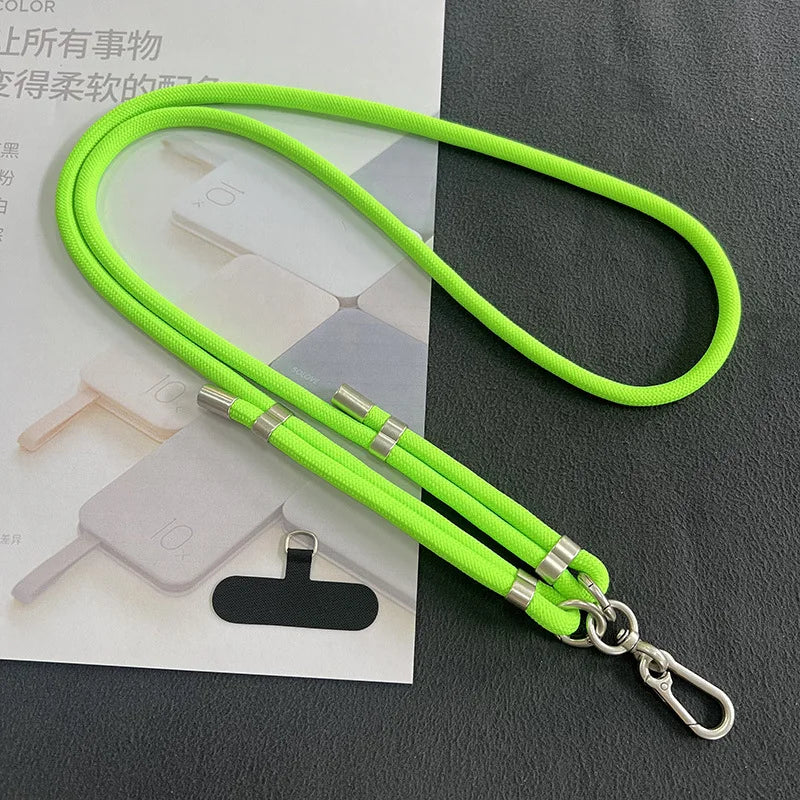 Adjustable 8 mm Crossbody Phone Lanyard with Patch-Style Connector - image 6