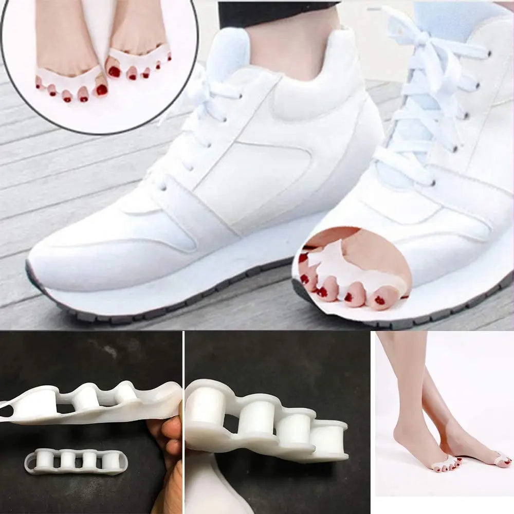 Soft Silicone Toe Spacers for Yoga and Relaxing, One Size - image 5