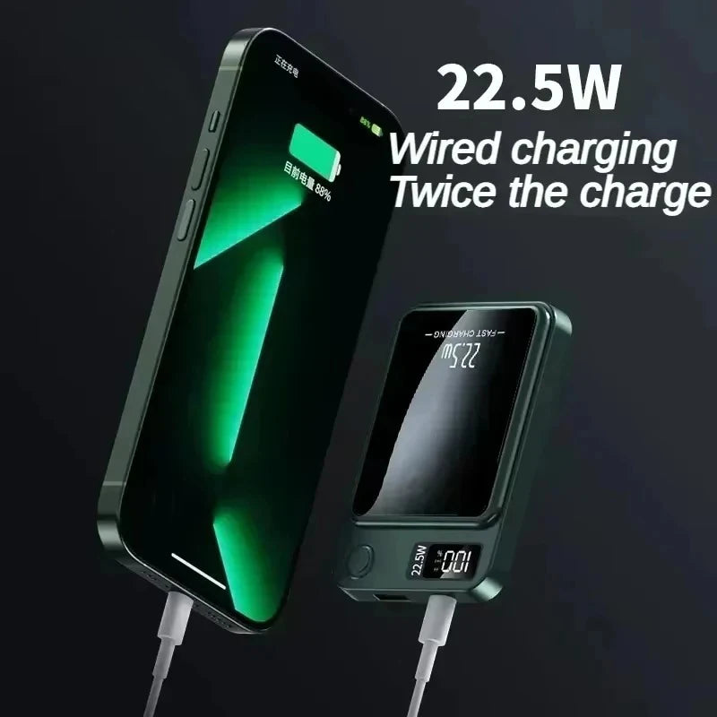 The Hottest Magnetic Power Bank Wireless Portable Charger Power Bank Multifunctional