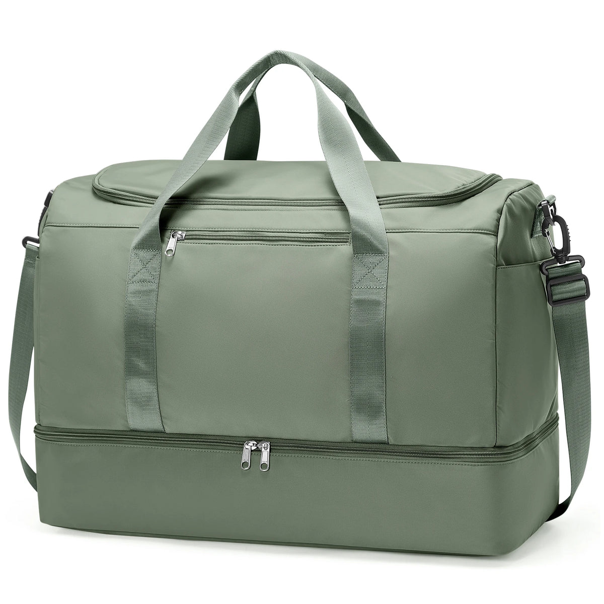 Large Weekender Duffel Bag with Shoe Compartment, 50 x 36 x 25 cm - image 8