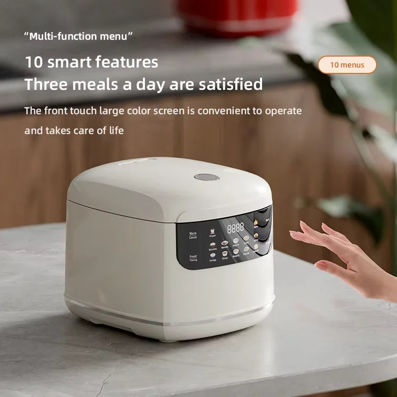 2L Drum Mini Rice Cooker with 24-Hour Delay Timer and LED Display - image 5
