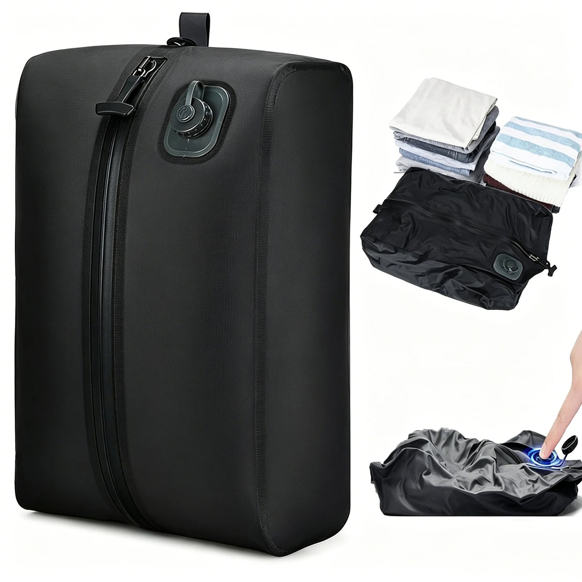 Reusable TPU Compression Bag with Waterproof Zipper, 30-40L