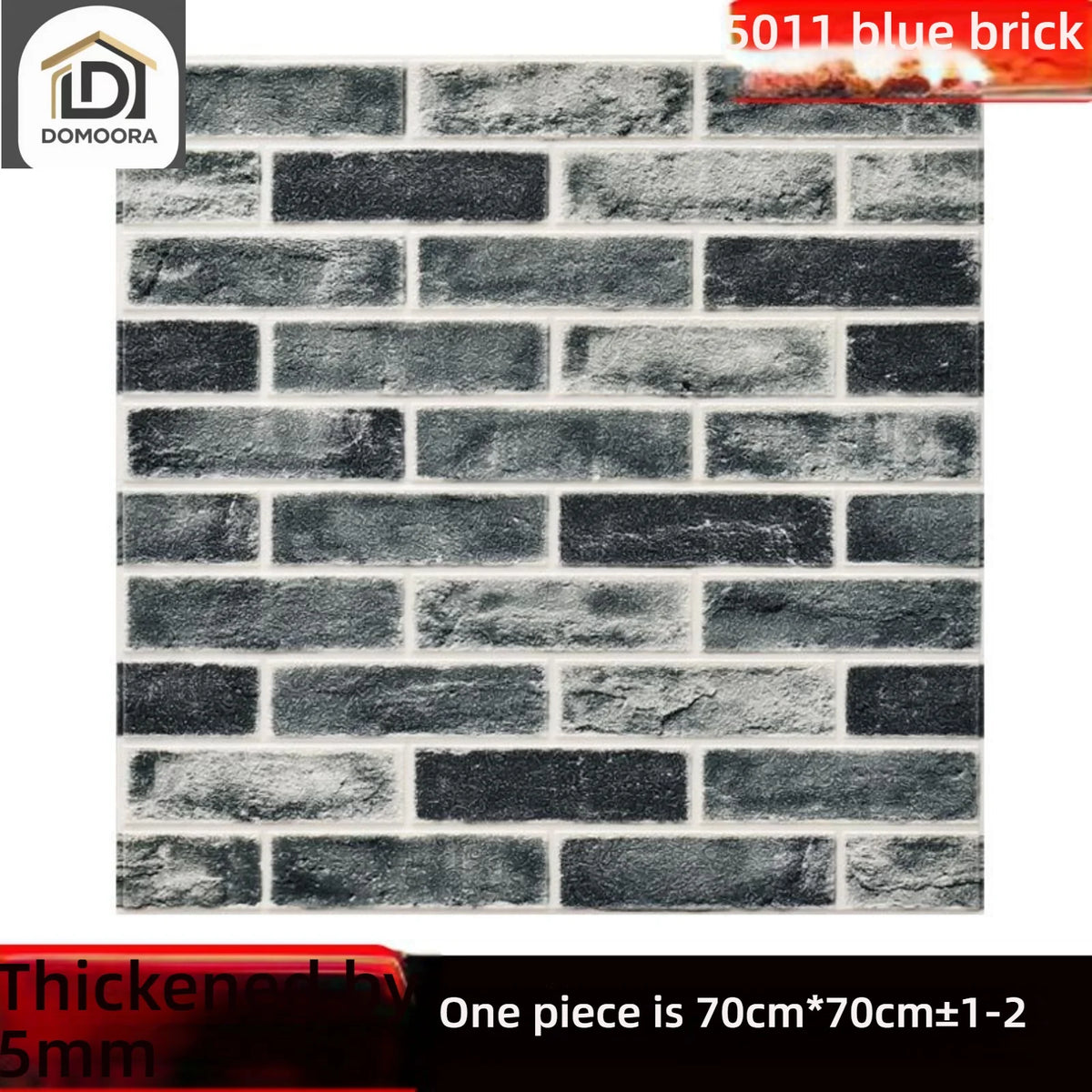 Faux Brick Peel and Stick Wallpaper, Waterproof Vinyl Wall Covering - image 7