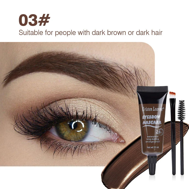 Liquid Eyebrow Glue, 24-Hour Water-Resistant, Non-Staining, 10 ml - image 9