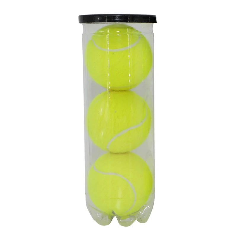 Durable 3 PK Adult Outdoor Padel Tennis Ball 65mm Diameter 125-135cm Bounce PET Rubber