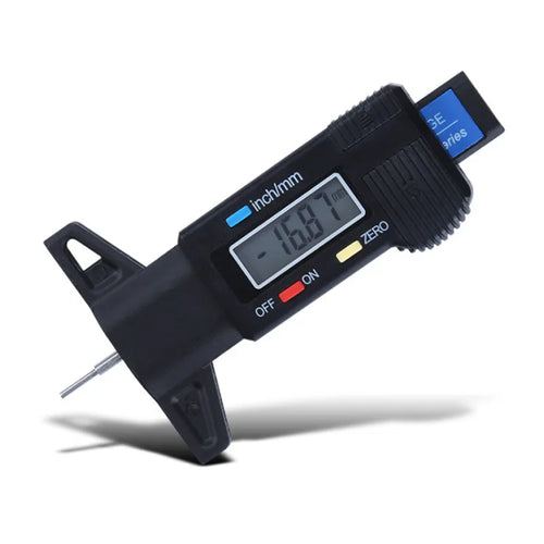 0-25.4mm LCD Tyre Digital Tire Tread Depth Gauge Meter Measure Caliper Thickness Gauges