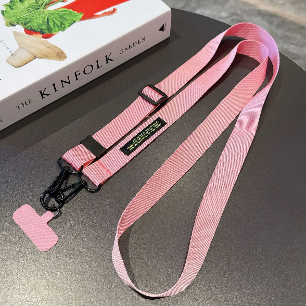 Wide Woven Nylon Phone Lanyard for Crossbody or Neck Wear, 150 cm - image 10