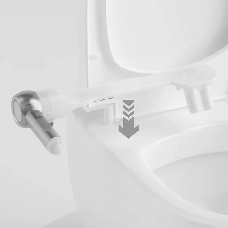 Non-Electric Portable Bidet Attachment for Toilet - Dual Spray Modes & Adjustable