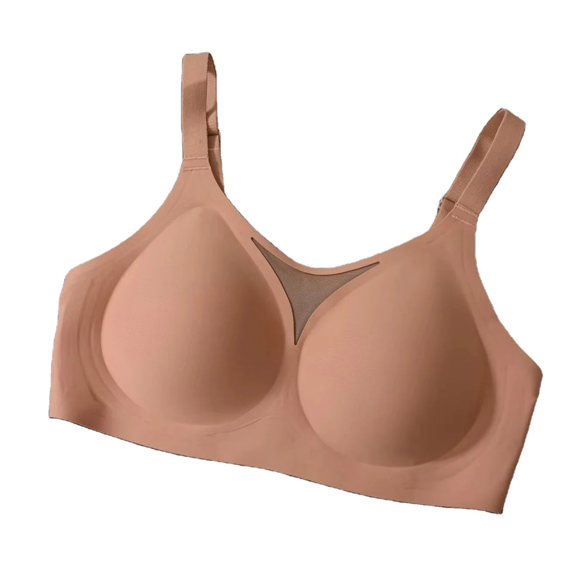 Wireless Full-Cup Jelly Bra with Lace and Side Smoothing, S–4XL - image 5