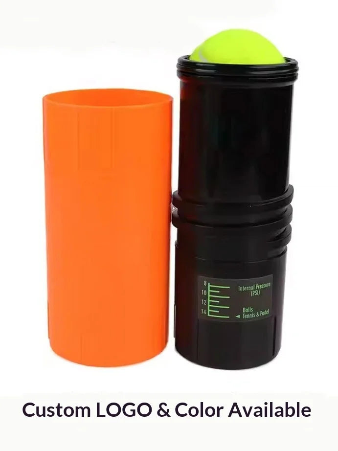 Portable Tennis & Padel Ball Pressurized Storage Can Reusable Air Pressure Keep