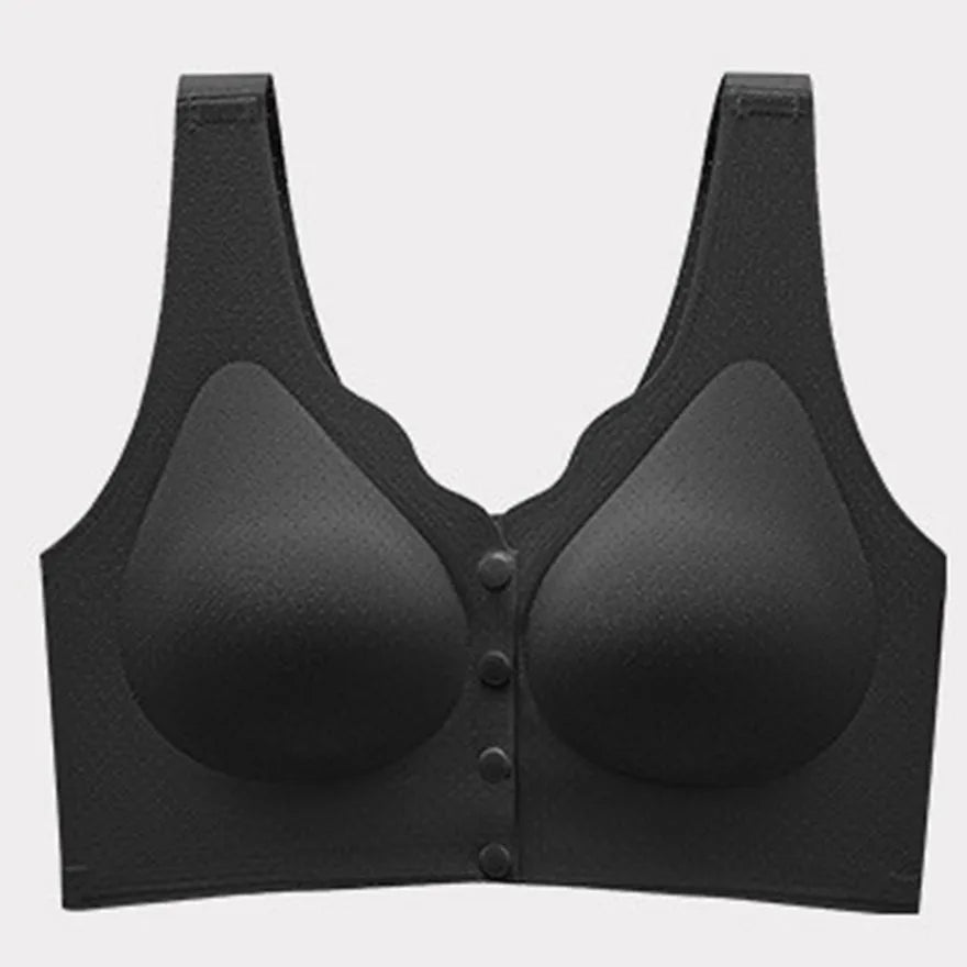 Front-Closure Vest-Style Bra, Wire-Free Nylon, Sizes L–5XL - image 10