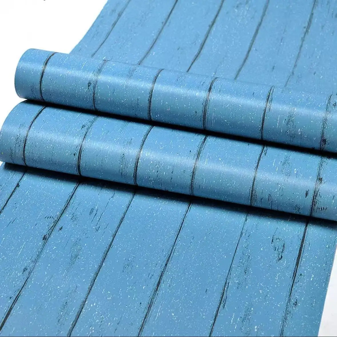 Blue Wood Grain Peel and Stick Contact Paper for Desks and Walls - image 2