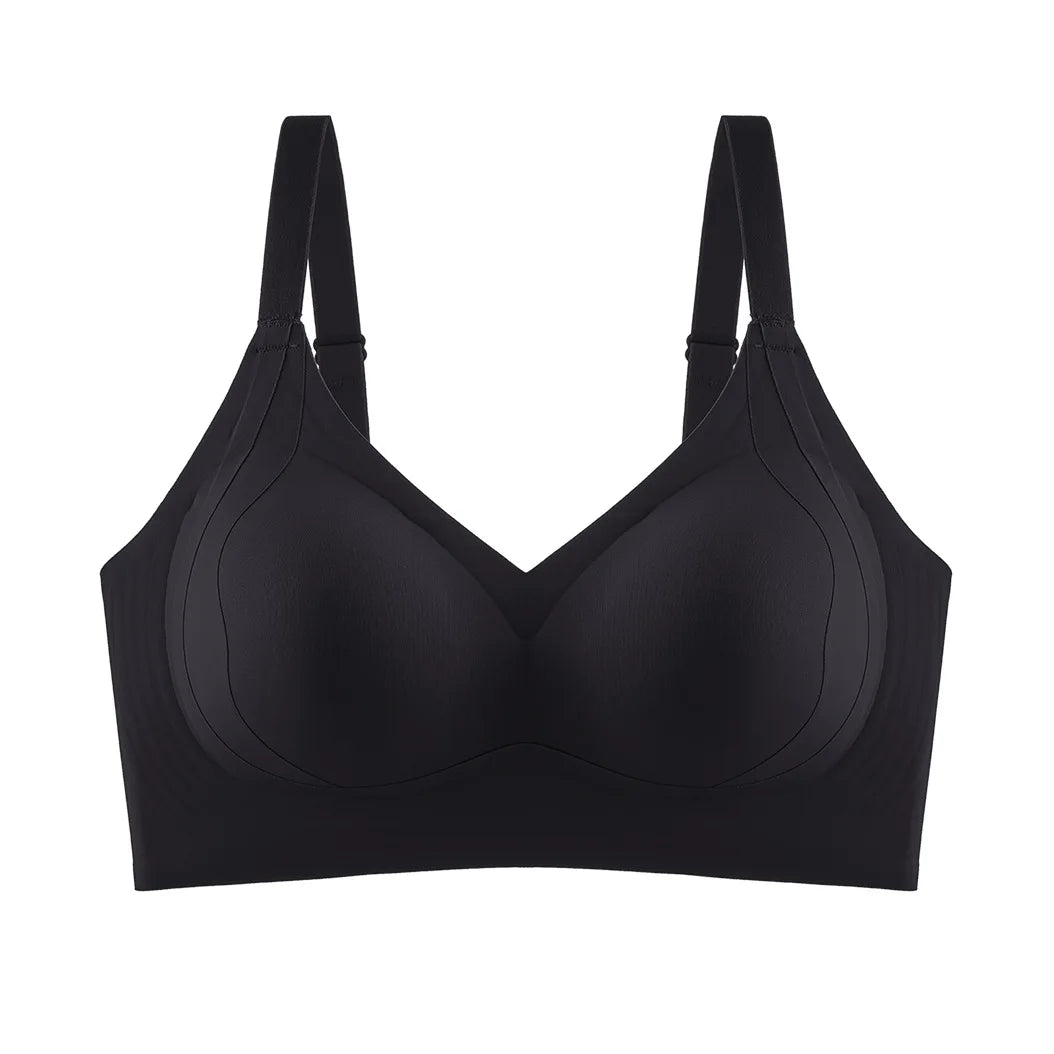 Seamless Wire-Free Jelly Bra with Halter Straps, Sizes M–XXL