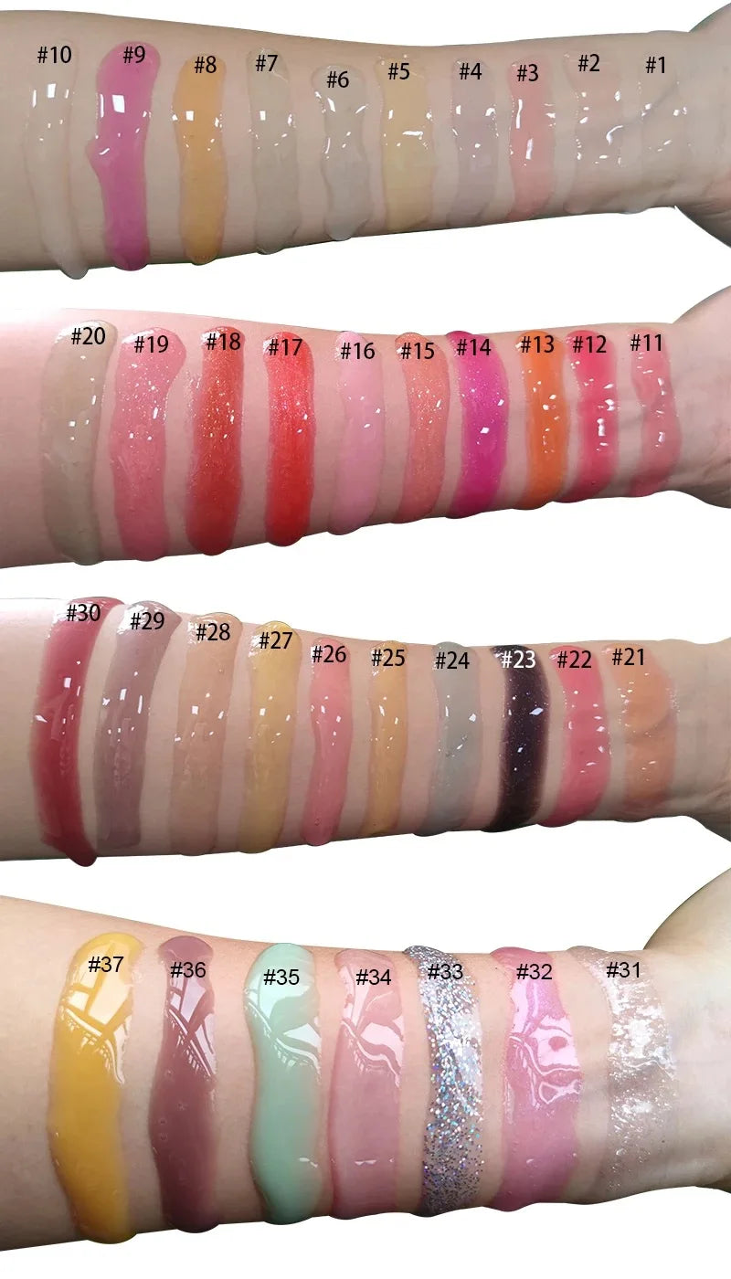Cosmetics Makeup Mineral Organic Nude Vegan Glossy Lipgloss Shimmer Shiny Glitter Lip