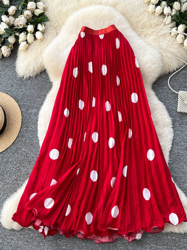 Draped Straight Skirt Women Vintage Skirts for Girls Retro Skirt Clothes Women