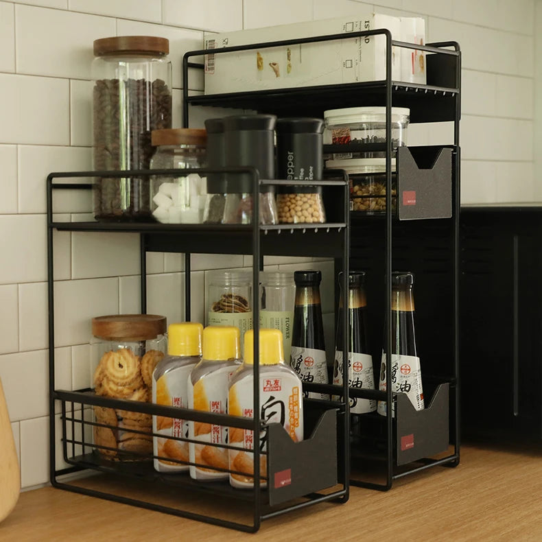 Magnetic Fridge Side Storage Rack, 1 to 4 Layers, 30 cm Wide - image 5