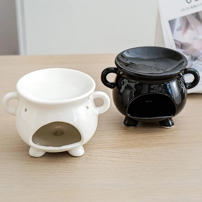 Ceramic Aromatherapy Burner Candle Jars Warmers Fashion Home Furnishings- Essential Oil