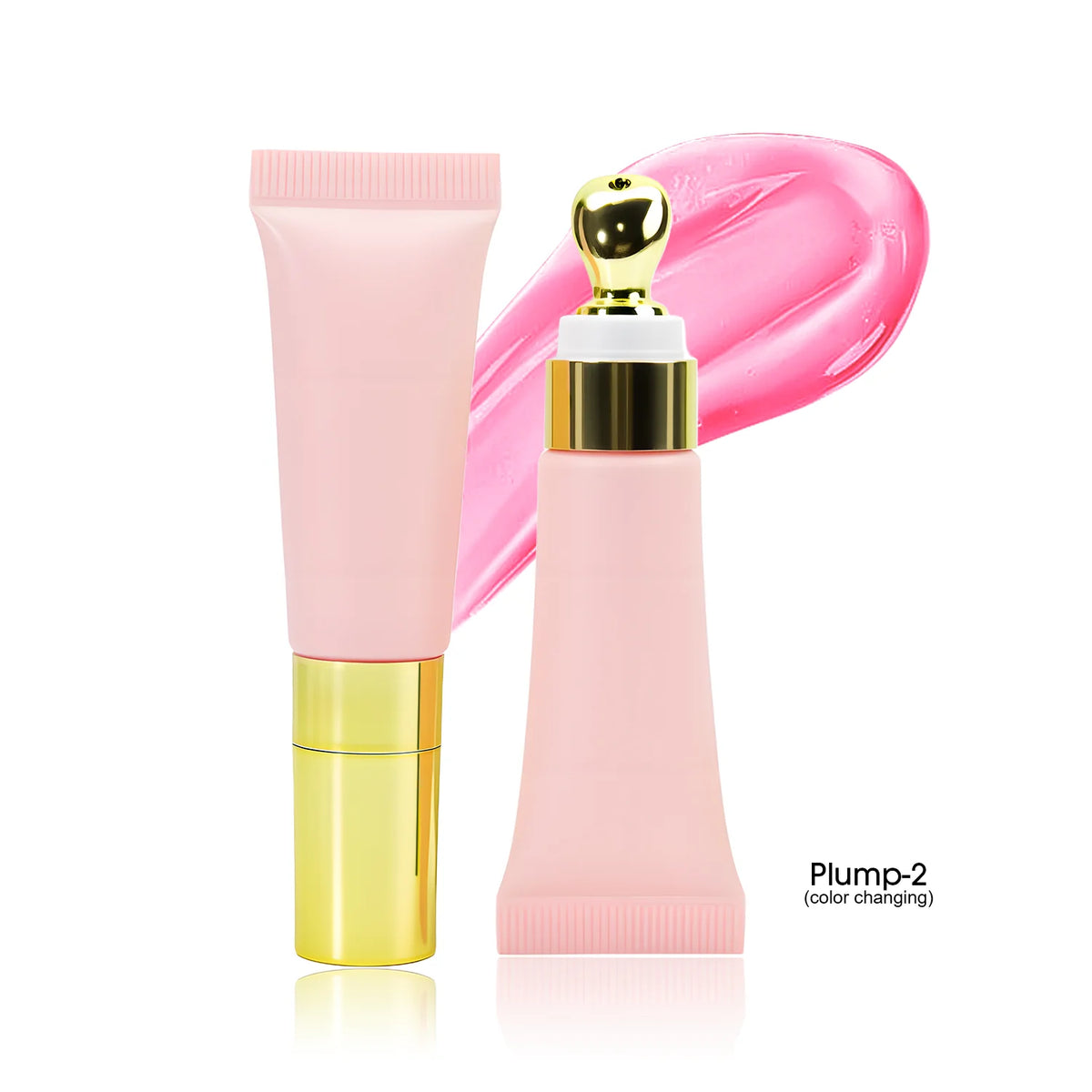 pH Color-Changing Lip Plumper Oil with Vitamin E, 6 Levels