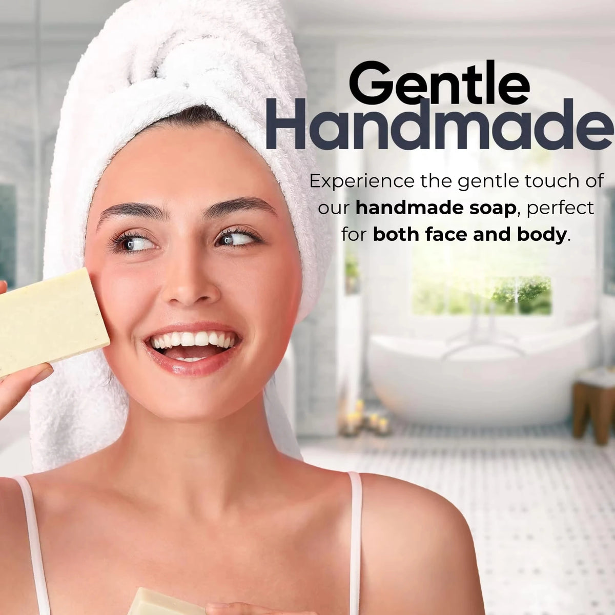Unscented Grass-Fed Beef Tallow Soap Bar for Face and Body - image 6