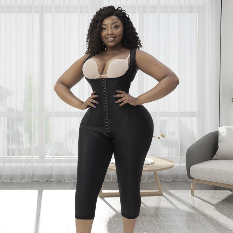 Thick-Strap Faja Shapewear Bodysuit, Firm Control Butt Lifter - image 7