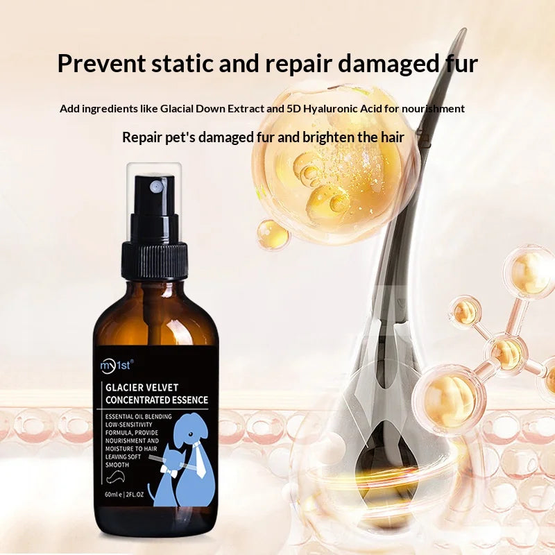 Essential Oil Detangling Spray for Dogs and Cats, Smoothing Coat Mist - image 2