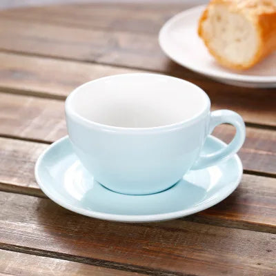 Classic Ceramic Coffee Cup and Saucer Set for Coffee or Tea - image 9