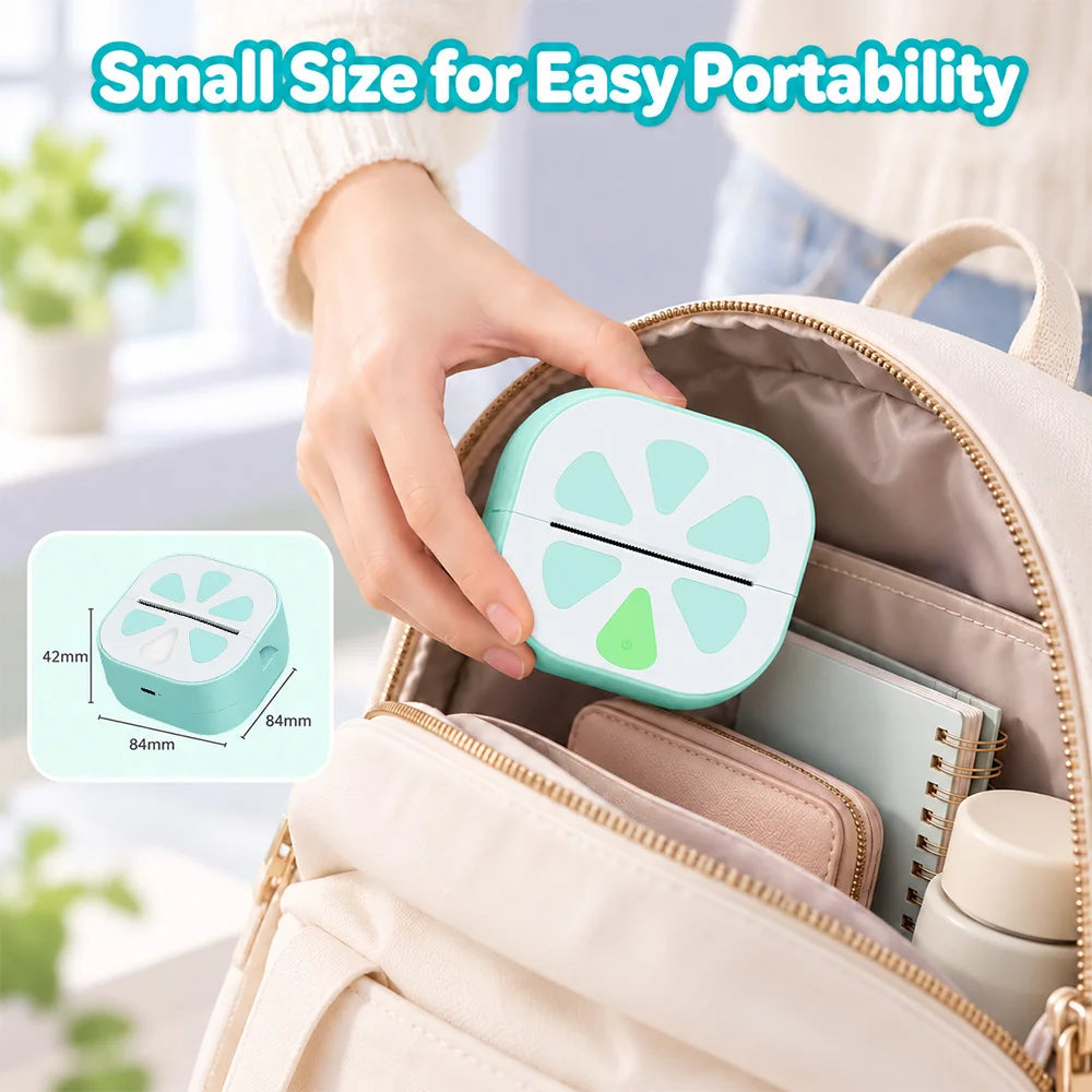 Inkless Bluetooth Label Printer for Home Organizing, 1300mAh Battery - image 4