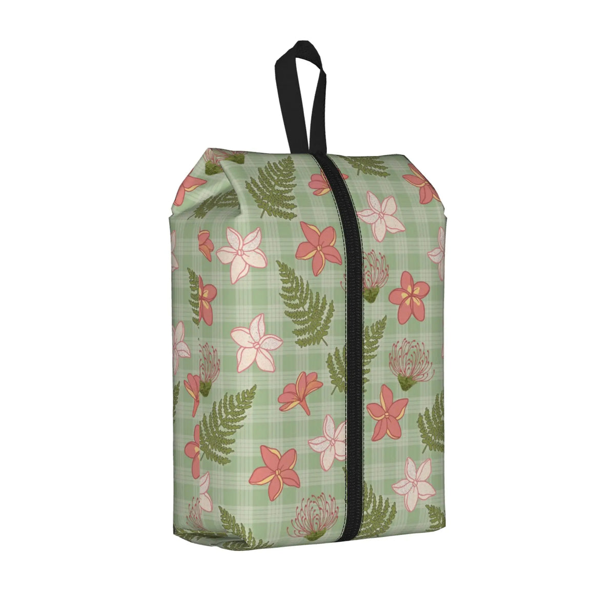 Drawstring and Zipper Boot Bag, Waterproof Polyester Shoe Organizer