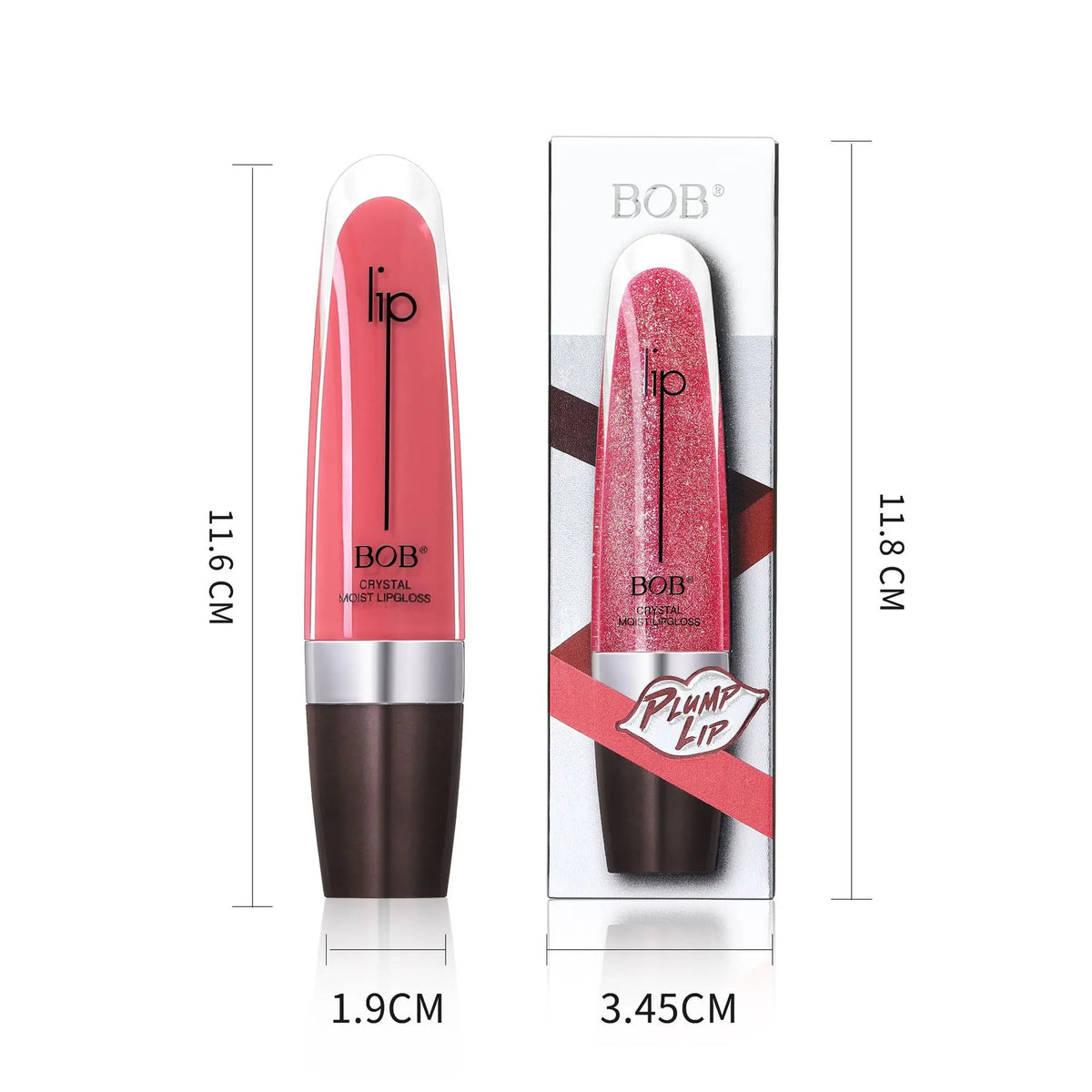 High-Pigment Vegan Peptide Lip Gloss, Travel Size, 12 Shades - image 6