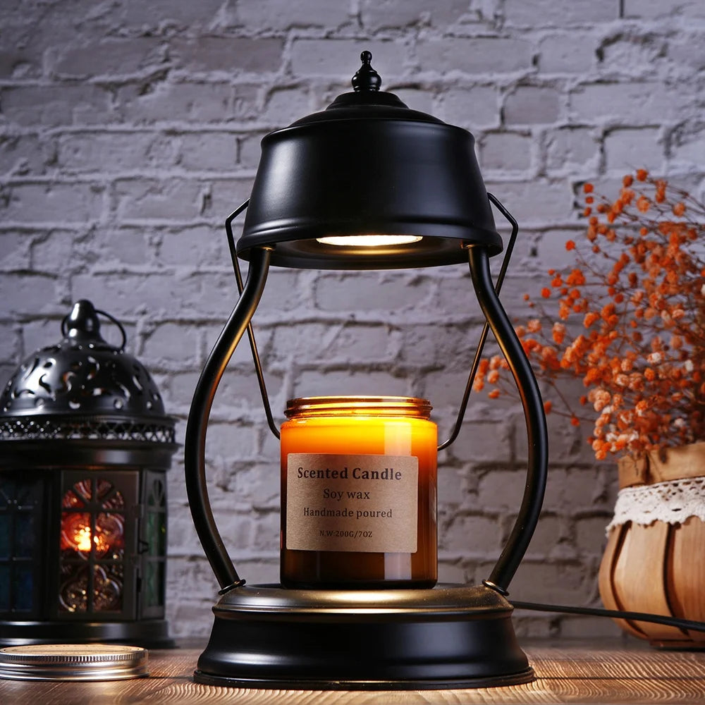 Flameless Metal Wax Melt Warmer Lamp with Adjustable Brightness - image 3