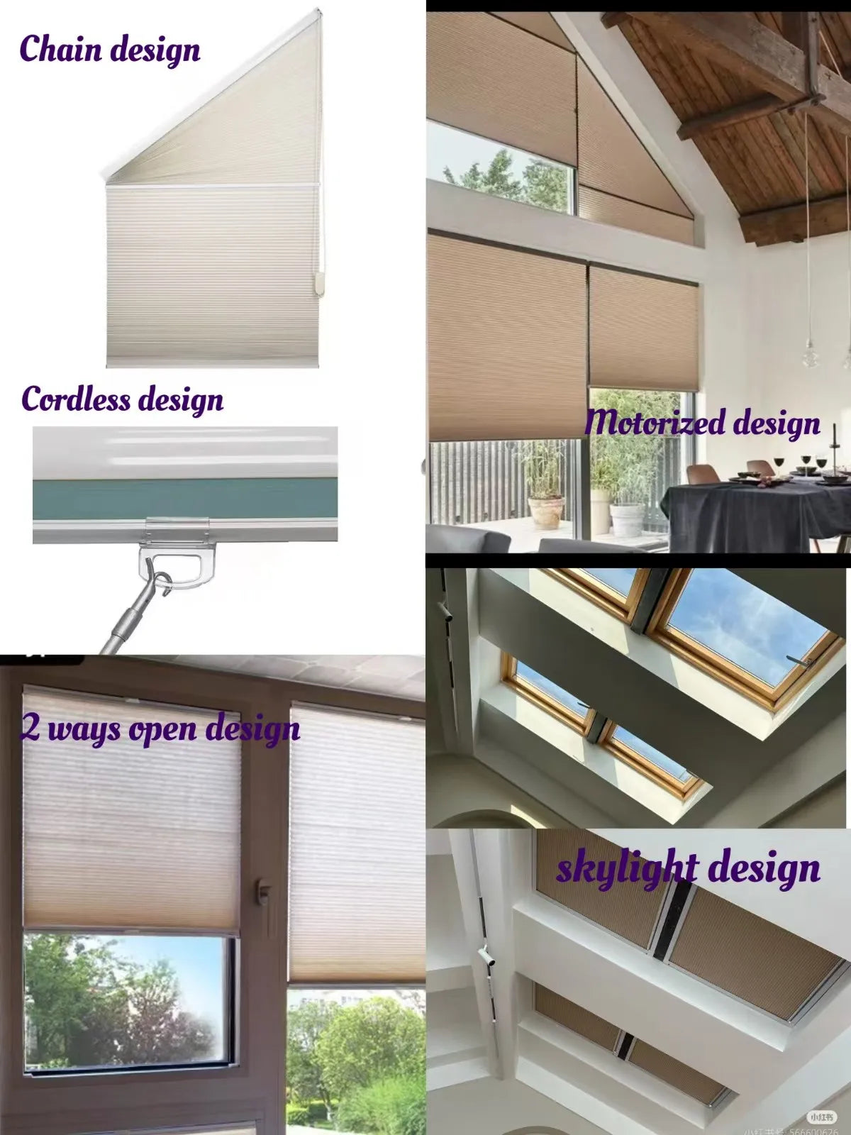 Half-Circle Blackout Honeycomb Shade for Arched Windows, 25 mm Cells - image 2