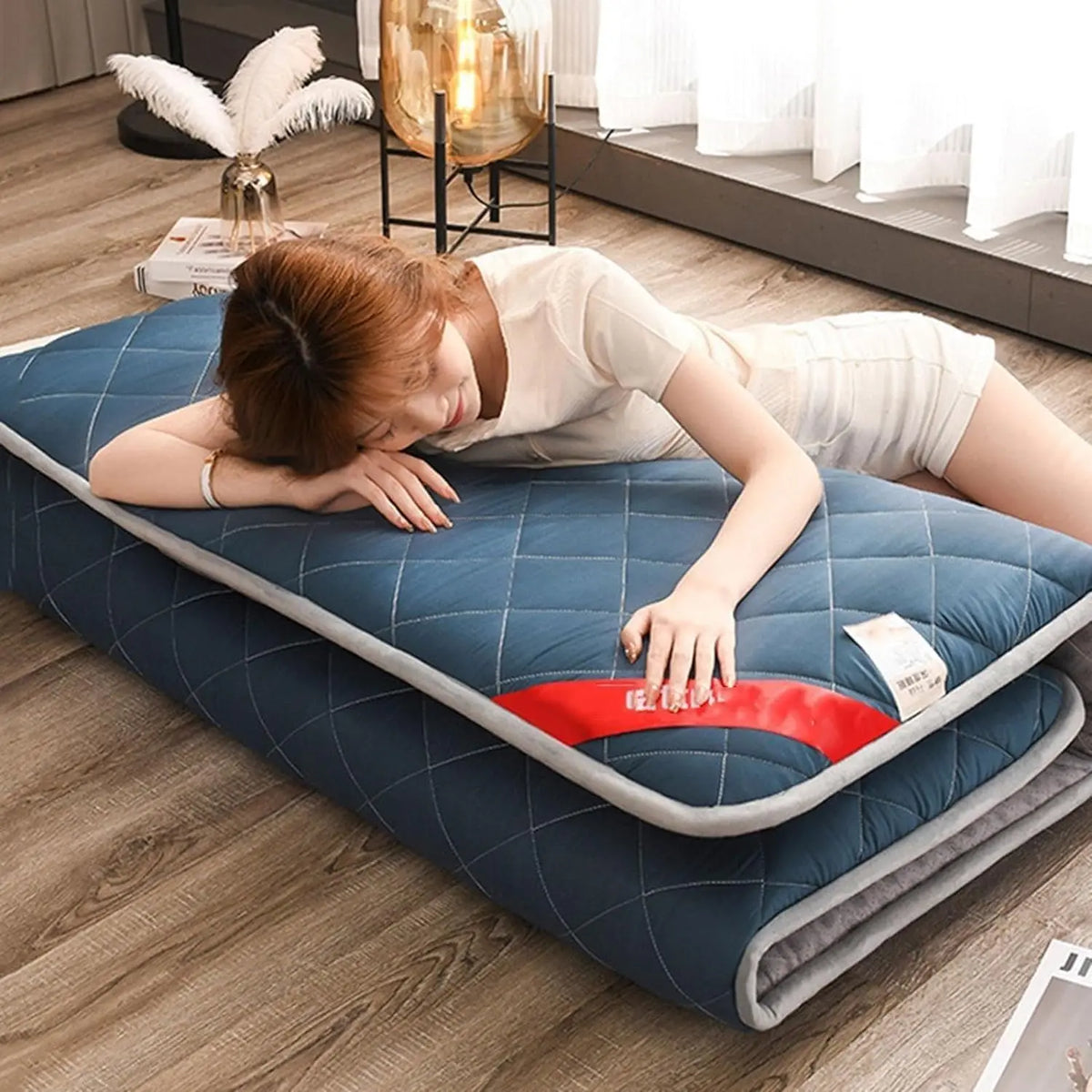 Foldable Floor Futon Sleeping Mat, Polyester, 90 to 180 cm Wide - image 6