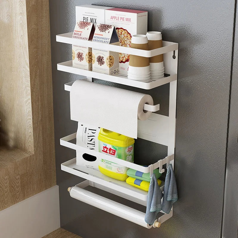 3-Tier Iron Magnetic Spice Rack for Fridge or Appliance Side - image 2