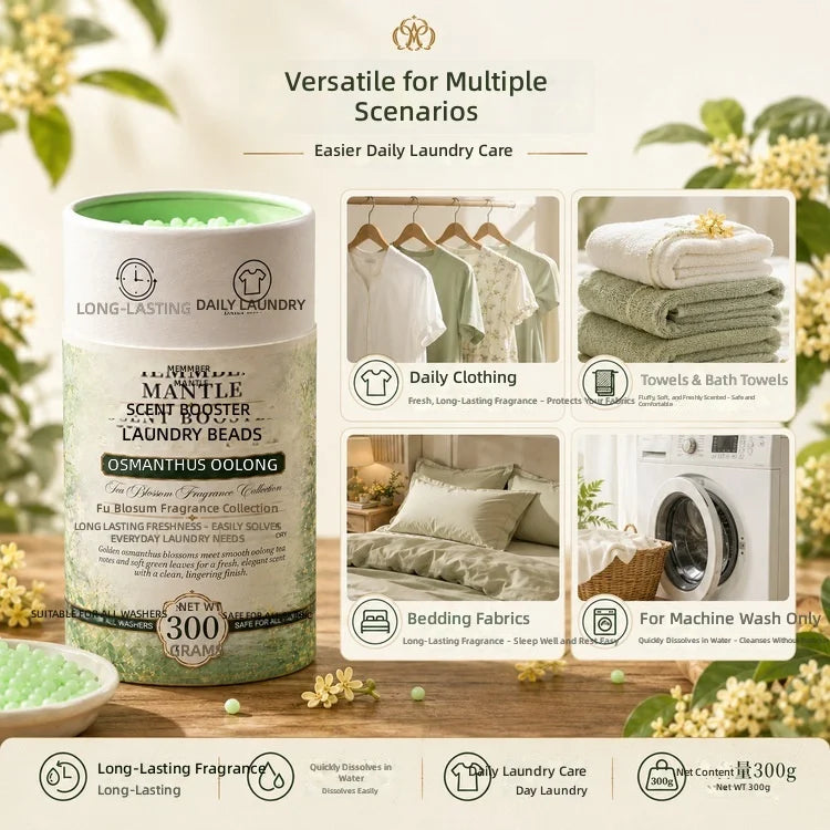Softening Laundry Fragrance Beads, 300 g, Osmanthus Oolong or Garden - image 3