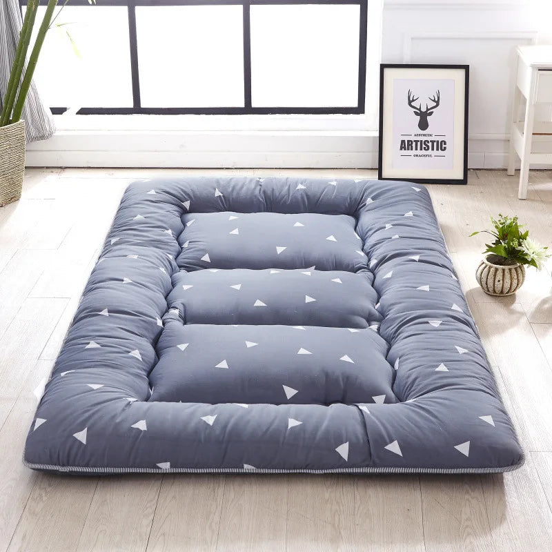 4" Thickened Tatami Mat Roll Foam Mattress Foldable Modern Home Furniture Bedroom