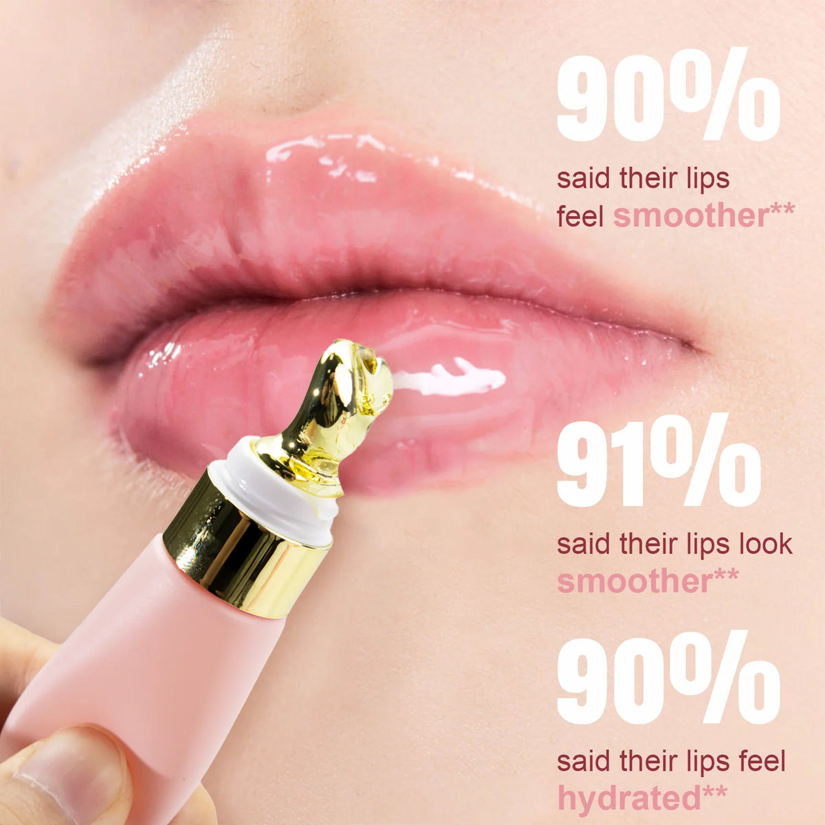 PH Color Changing Lip Plumper Oil Extreme Lip Plumper Clear Vegan Plumping Lip Gloss