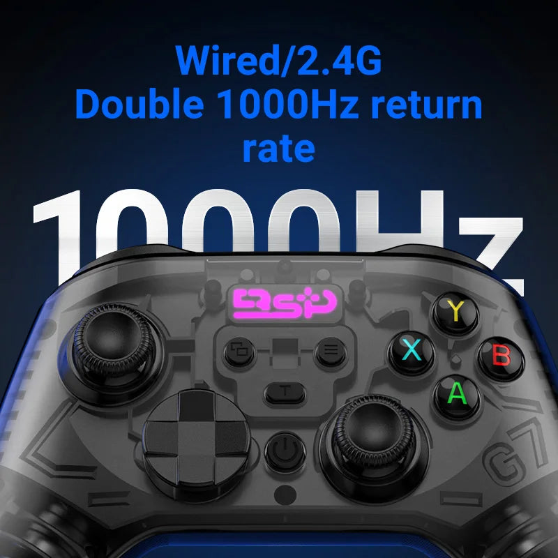 X G7 Wireless Gaming Controller for P4 Hall Effect Joystick Game Controllers /BT Gamepad