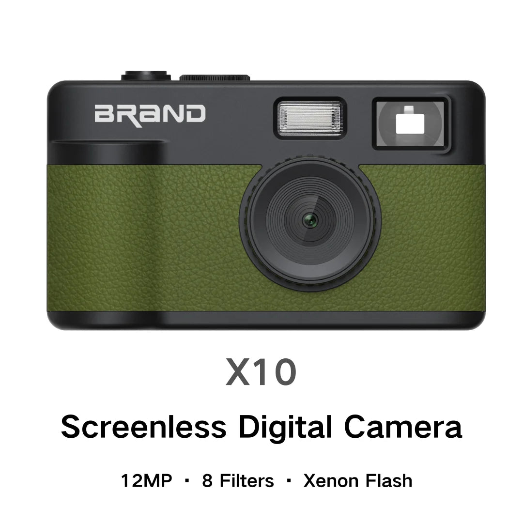 Great Gift for Kids 12 MP Images Retro Vintage Camera Screen-Free Display Snap Camera