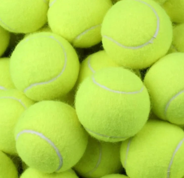 Yellow Wool Cloth Padel Balls, Natural Rubber, 65 mm, 135-145 cm - image 4