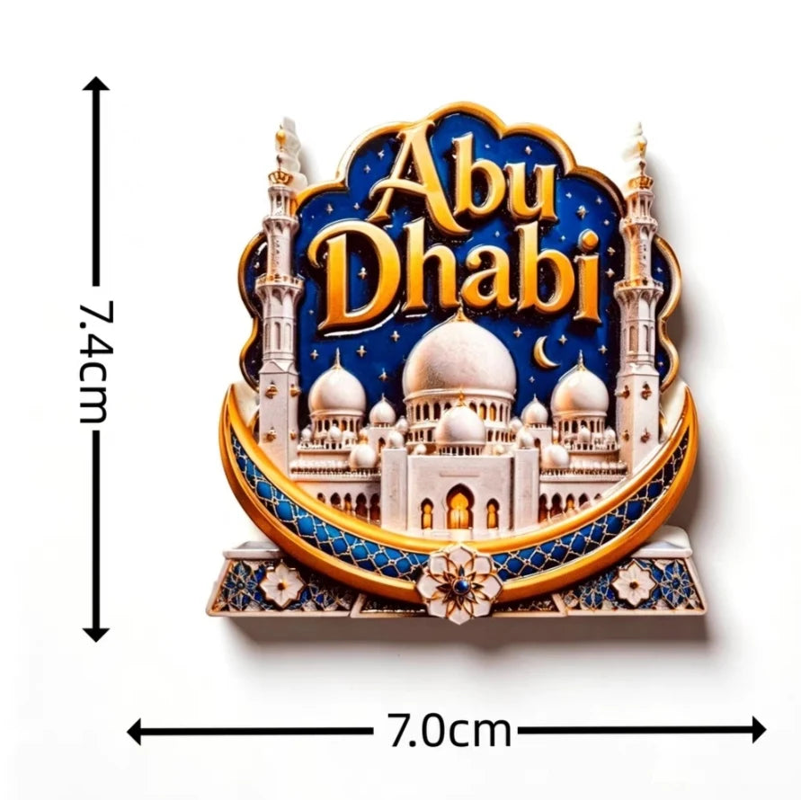 Dubai 3D Souvenir Fridge Magnet, United Arab Emirates Design - image 8