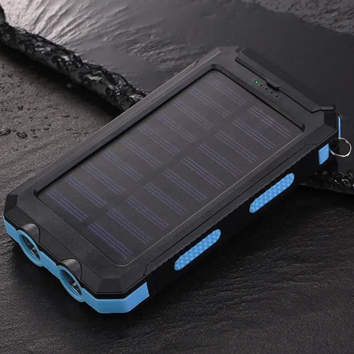 Slim Solar Power Bank with Compass and Two Flashlights - image 4